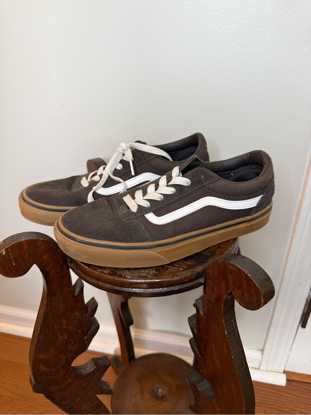 Vans Brown Low-Top Youth Sneakers